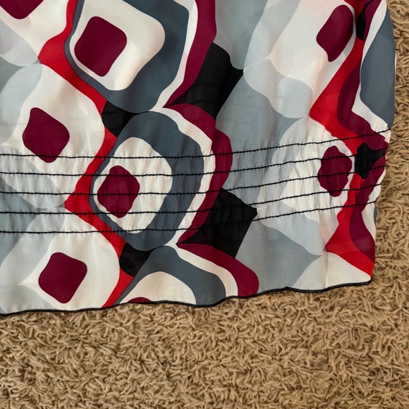 NWOT Lane Bryant 22 24 Tunic Square Neck Colorful Abstract Design - Picture 5 of 6